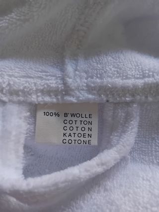 Accappatoio 100% Cotone COCCOLINO + Set Spa ITALY