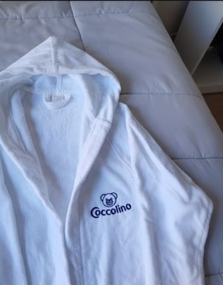 Accappatoio 100% Cotone COCCOLINO + Set Spa ITALY