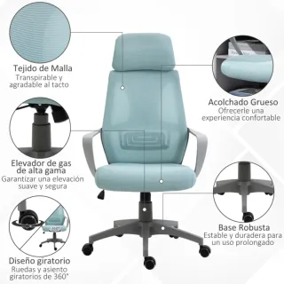 Silla de oficina ergonómica