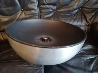 Lampada Space Age Metallo Argento