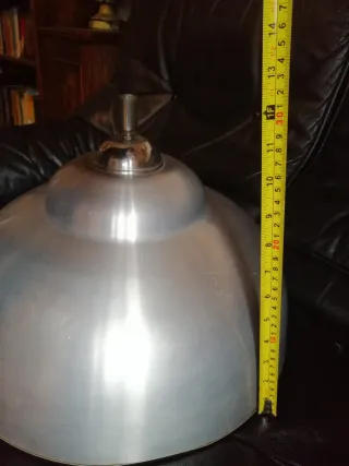 Lampada Space Age Metallo Argento