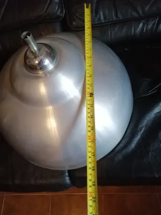 Lampada Space Age Metallo Argento