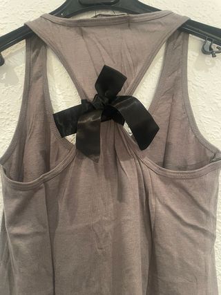 Camiseta con blonda espalda nadador