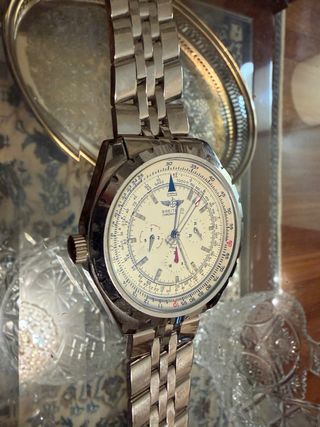 Reloj Breitling Plateado