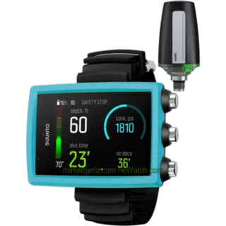 Suunto Eon Core Aqua Blue + Tank Pod