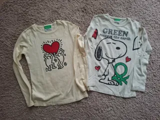 T-shirt Benetton Keith Haring e Snoopy