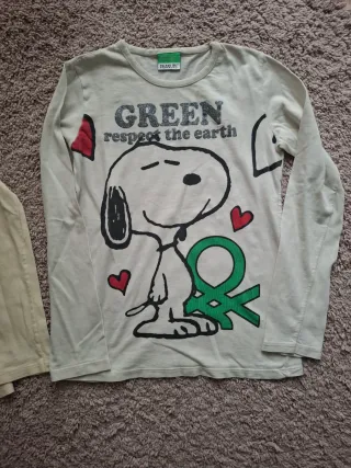 T-shirt Benetton Keith Haring e Snoopy