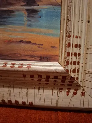 Dos cuadros de barcos