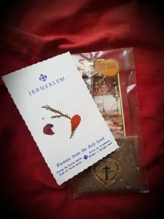 Lote religioso recuerdos de Tierra Santa