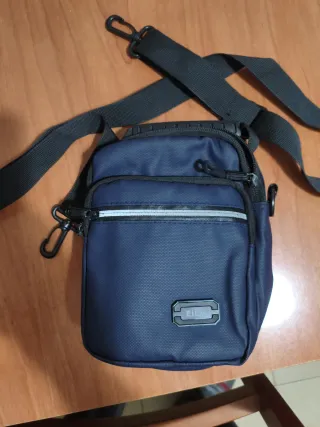 Bolso bandolera hombre azul