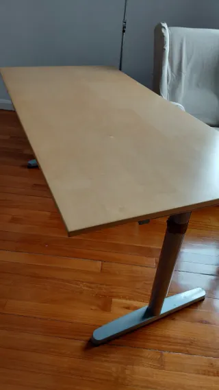 Mesa Escritorio Ikea 160x80cm Madera Clara
