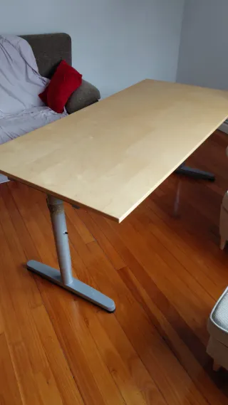 Mesa Escritorio Ikea 160x80cm Madera Clara