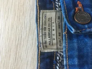 Pantalón tejano hombre azul
