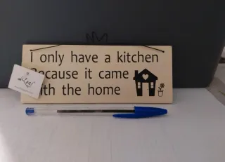 Placa decorativa para la cocina