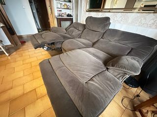 Divano relax elettrico a 3 posti
