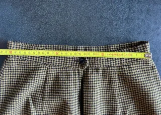 Gonna vintage nera e senape