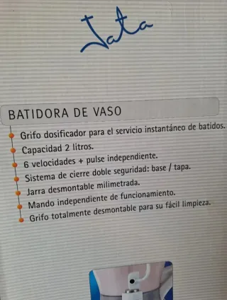 Licuadora Jata pica hielo