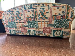 Sofá 3 plazas + sillón estampado