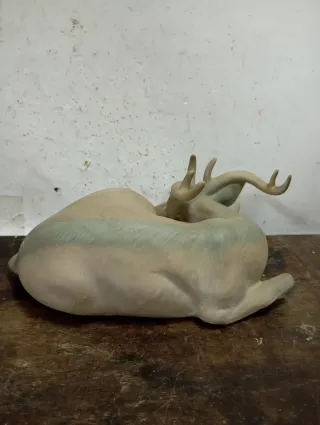 LIQUIDACIÓN 2026 Ciervo Tengra Porcelana Biscuit D