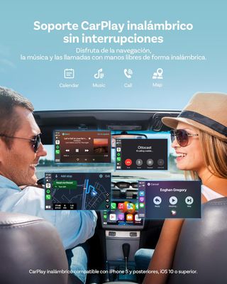 OTTOCAST MIRROR TOUCH CARPLAY ANDROID AUTO