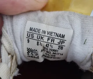 Botas fútbol Adidas Talla 42 2/3