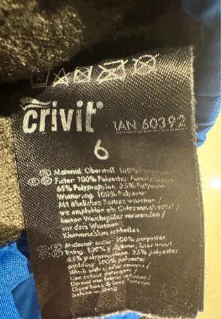 Pantalón de esquí para niño azul talla 122-128