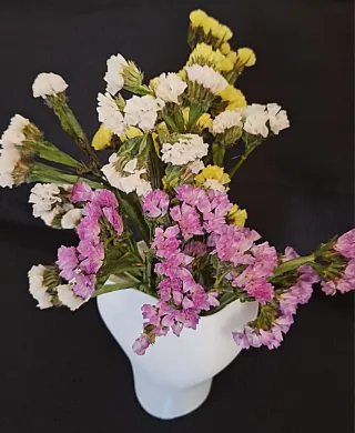 Vaso Design oval 3D Polímero