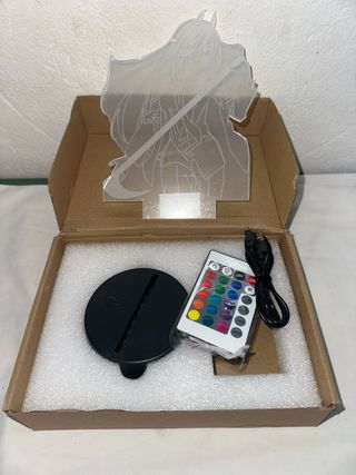 Lámpara LED 3D Anime Personaje Espada.NUEVA
