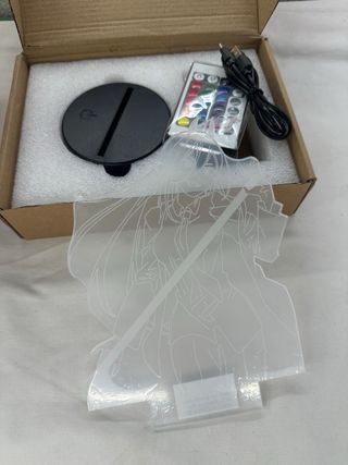 Lámpara LED 3D Anime Personaje Espada.NUEVA