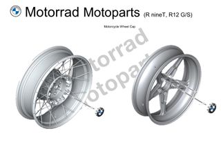 2 Tapas Buje Moto BMW R12 RnineT