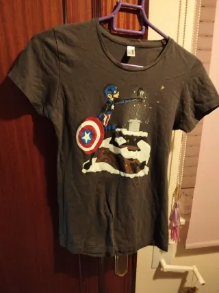 Camiseta Mango Talla S Skate Skills