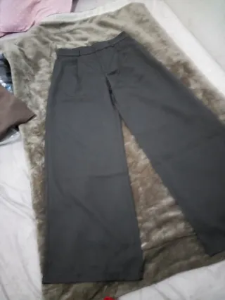 Pantalón de vestir marrón mujer