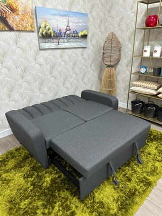 Sofá Cama Gris Nuevo