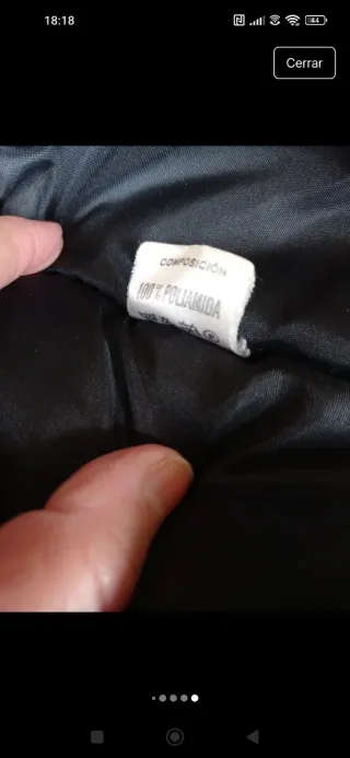 Cazadora vintage plumífero bomber multicolor