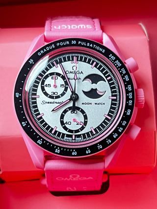Omega Mission to the Moonphase Pink