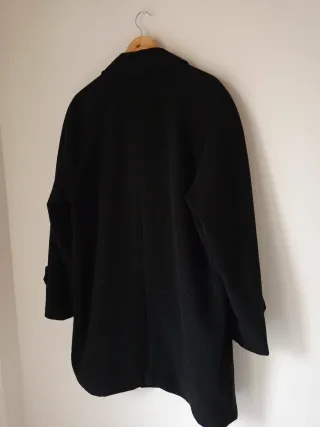 Cappotto uomo Michael David L Lana Cashmere Nero