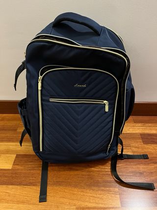 Zaino Lequeen blu e oro