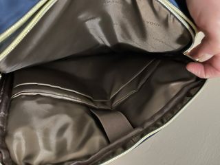 Zaino Lequeen blu e oro