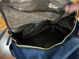 Zaino Lequeen blu e oro