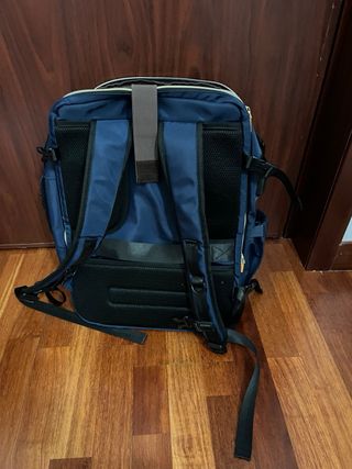 Zaino Lequeen blu e oro