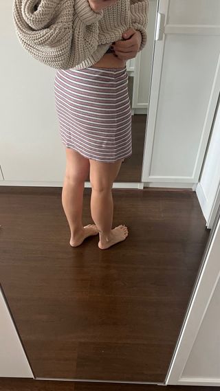 Minifalda Mango Rayas Talla L