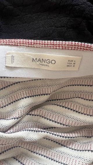 Minifalda Mango Rayas Talla L