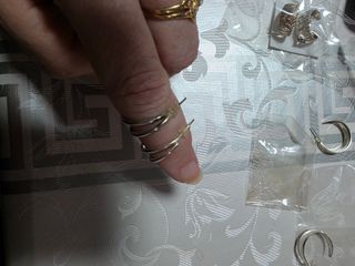 Pendientes aro  plateados