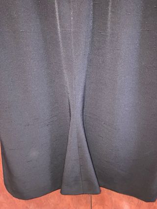 Conjunto chaqueta y vestido negro y blanco