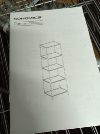 SONGMICS LGR115E01 Estantería de Cocina de 5 Niveles