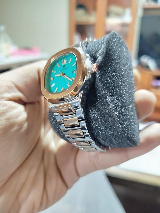 Reloj Poedagar Lady nautilus sky blue
