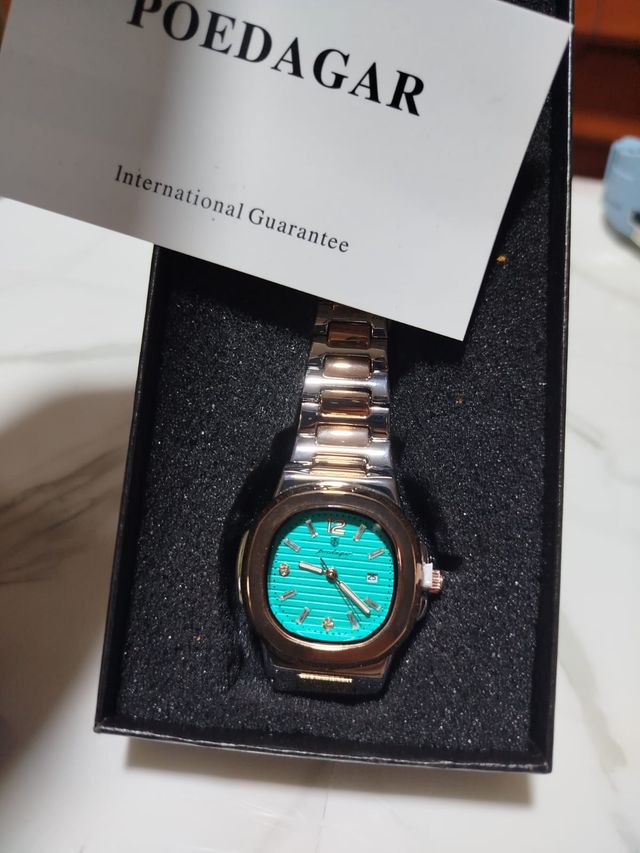 Reloj Poedagar Lady nautilus sky blue