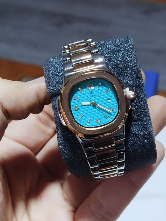 Reloj Poedagar Lady nautilus sky blue