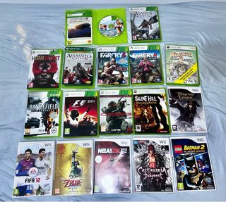 Lote Juegos Wii y Xbox 360