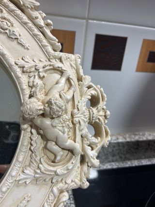 Espejo antiguo decorado